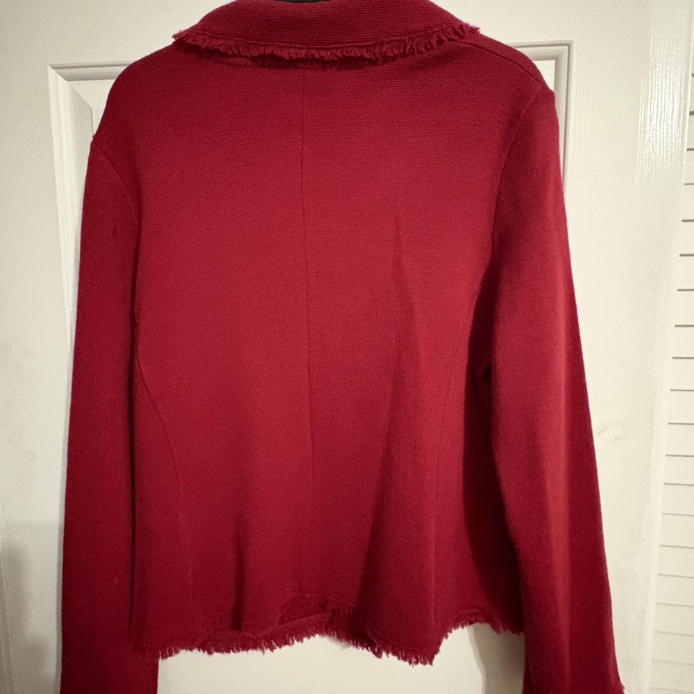 Talbots Red Women's Blazer,‎ Vintage 1990s, Size PL - Picture 4 of 4